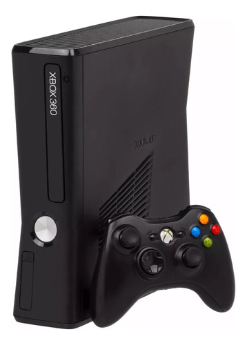 Xbox 360 Slim + Mando + Juegos 