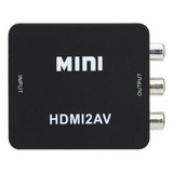 1080p Hdmi2av A Rca Audio Video Adaptador Convertidor Av