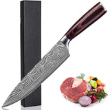 Cuchillo Chef Profesional Japones 8puLG+ Estuche De Regalo