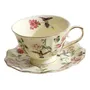 De Cerámica, Taza De Café Y De Té.juego De Taza Y Platillo