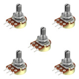 X5 Potenciometro Lineal 15mm 3pin Wh148 10k Hobbytronica