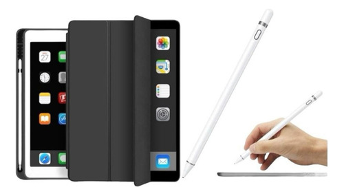 Pack Carcasa Smart Case Para iPad 10.2 7/8/9 + Lapiz Pencil 