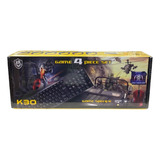 Combo 4 En 1 Kr Teclado/mouse/aud Modelo K30 Conexiones Usb