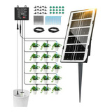 Sistema De Riego Solar Para Plantas En Macetas, Automático Y