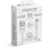 Fifo Cable Usb Doble Cara Android Y iPhone 1.5mt Microusb