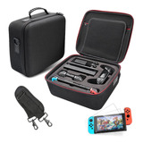 Funda Rígida Para Nintendo Switch 2 En 1 Kit Estuche Grande