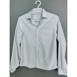 Camisa Lacoste Slim Fit Talla 40 Mediana Azul Cielo Claro