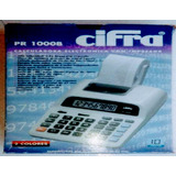 Calculadora Electrónica Impresora Cifra Pr 1000 B Nueva 