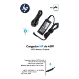 Cargador Original Hp Punta Azul 2.31a 19.5v 45w Nuevo