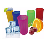 Vasos Plastico Colores No Desechables 25 Pzs.  Jazmín 350 Ml