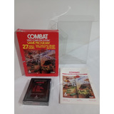 Atari 2600 Combat En Caja , Juego, Manual Y Protector (a)