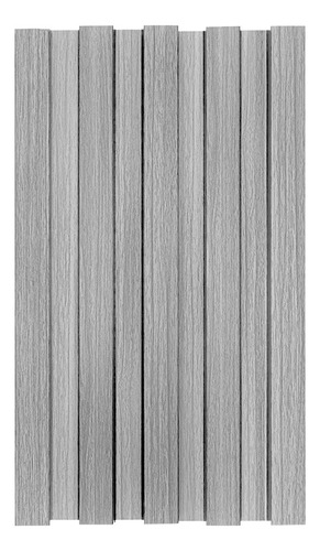 Lambrín Decorativo Premium 3.4 M2 10 Pzas Estilo Madera Color Gris Rayas