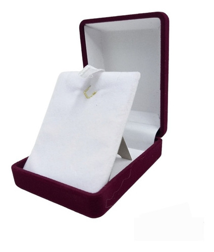 Caja Terciopelo Para Joyas Conjunto, Aros ,cadena