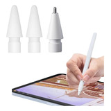 3 Kit Pontas Finas P iPad Caneta App Pencil 1 E 2 Geração