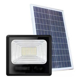 Refletor Led Com Placa Solar Tr Sun 60w Luz Fria Taschibra