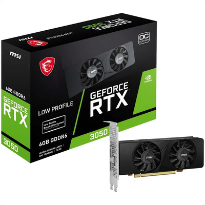 Tarjeta De Video Msi Rtx 3050 Lp 6g Oc 6gb Gddr6 Low Profile | Envío gratis