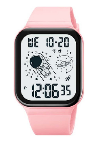 Reloj Tressa Astro Digital Cronometro Alarma Luz Sumergible