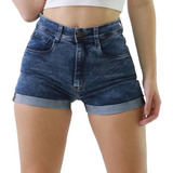 Short Jean Elastizado Mujer Calce Perfecto - Varios Talles 