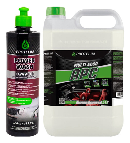 Multi Eco Apc Multilimpeza+power Wash Shampoo Neutro-limpeza