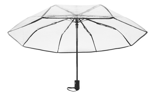 Paraguas Transparente Sombrilla Plegable Paraguas Automático