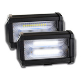 Par Faro 24 Led Rectangular Estrobo Auxiliar 