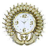 Reloj Pared Decorativo Pavo Real Silencioso