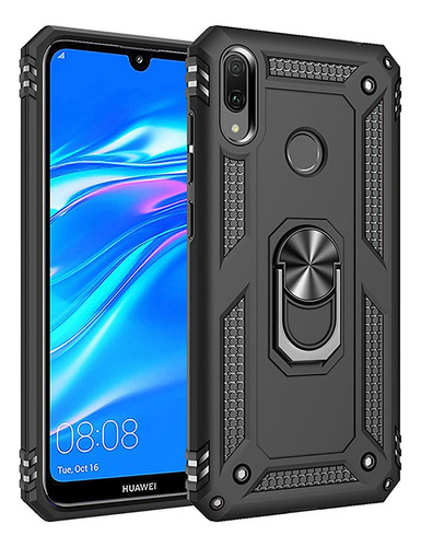 Funda Uso Rudo Con Anillo Magnetico Para Huawei / Honor