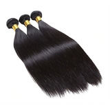 Cabelo Humano Liso Em Tela Castanho 30cm 150g