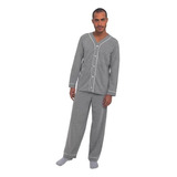 Pijama Lupo Longo Masculino Modelo Clássico De Algodão M