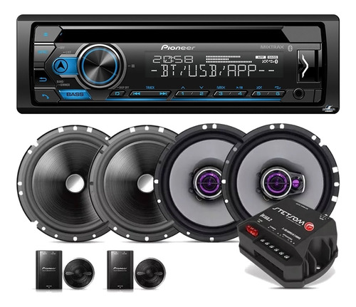 Aparelho Som Pioneer Carro Bluetooth + Kit Falante + Modulo