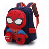 Mochila Spider Man 3d Escolar Primaria