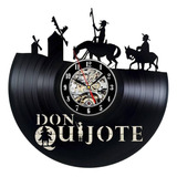 Reloj Corte Laser 3542 Don Quijote De La Mancha Siluetas
