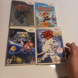 4jogos De Nintendo Wii Mario , Zelda E Okami 