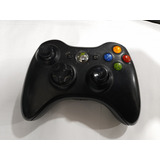 Control Inalambrico Negro Para Xbox 360
