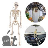 Kit 3 Esqueleto Caveira Decoração Halloween Terror 40cm