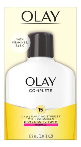 Olay Crema De Diario Con Spf 15, Para Piel Grasosa/seca 