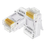 Conector Rj45 Cat6 50un Conex 1000 Alta Qualidade Intelbras