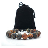 Pulsera Brazalete Piedra Fosil Natural Ajustable 