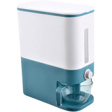 23 Lbs Rice Container Dispenser With Measurable Rice Cyli...