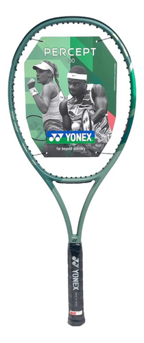 Raqueta Yonex Percept 100 De 300gr 4 3/8 2023 Color Verde Oliva