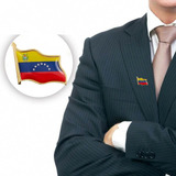 Broche Pin Solapa Decorativa Bandera Venezuela Hombre Mujer
