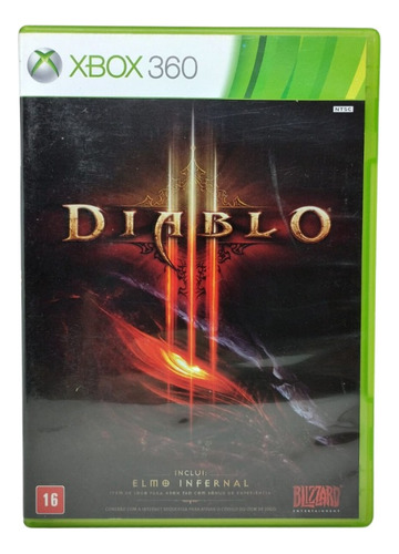 Jogo Rpg De Ação Diablo 3 Xbox 360 Original Mídia Física