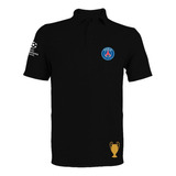 Camiseta Tipo Polo Paris Psg Futbol T-shirt Polo