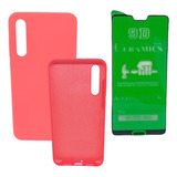 Estuche Silicone Case Para Huawei P20 Pro Y Vidrio Ceramico