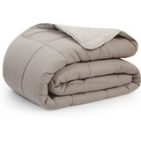 Cover  Cubrecama Liso Doble Faz Duvet 2 1/2 Plazas