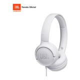 Audífonos Over-ear Jbl Tune 500 Jblt500 Con Micrófono, Color Blanco.