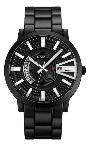 Reloj Hombre Skmei 1985 Acero Fecha Minimalista Elegante