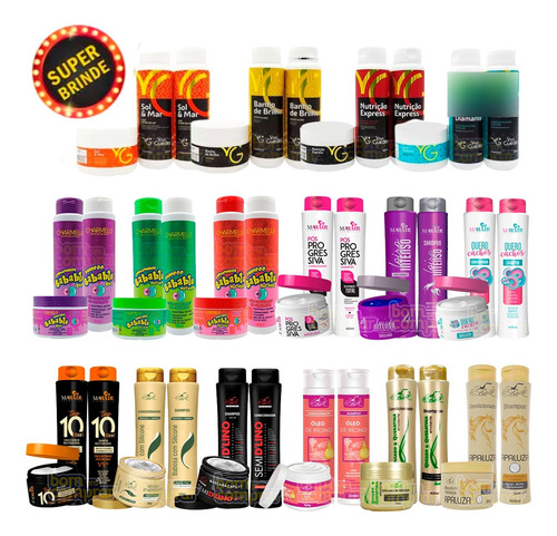 Kit Shampoo - 30 Produtos - 10 Kit | Atacado - Revenda