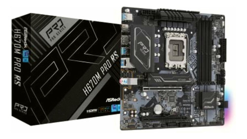 Asrock Mb H670m Pro Rs 1700 13th/12th, Ddr4, Matx