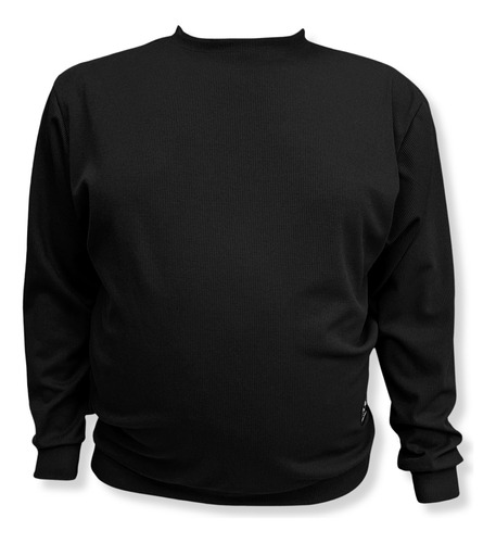 Sweater Pullover Talle Especial Clásico Media Estación Liso 